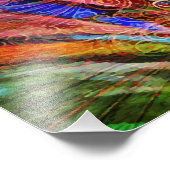 パラダイスフローラバードフェニックスライジングフレイムアート フォトプリント            (角)