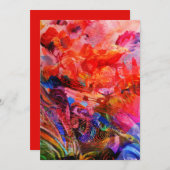 パラダイスフローラバードフェニックスライジングフレイムアート 案内状 (正面/裏面)