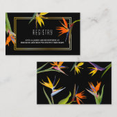 パラダイスフローラ結婚の名簿記 エンクロージャーカード (正面/裏面)