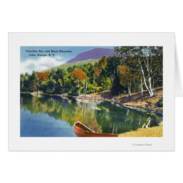 パラダイスベイとブラックマウンテンの景色 (正面横)