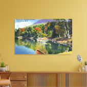 パラダイスベイとブラックマウンテンの景色 キャンバスプリント (インサイチュ (リビング))