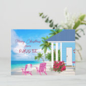 パラダイスホリデーカードからメリークリスマス シーズンカード (スタンド正面)