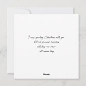 パラダイスホリデーカードからメリークリスマス シーズンカード (裏面)