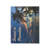 パラダイスメモ帳のサンセット ノートパッド (回転)