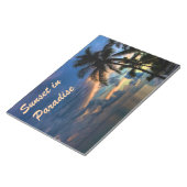 パラダイスメモ帳のサンセット ノートパッド (アングル)