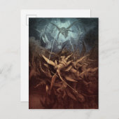 パラダイス失った：反乱者の天使たちの秋 ポストカード (正面/裏面)