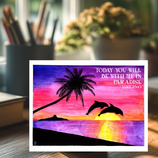 パラダイス感動的はがき ポストカード