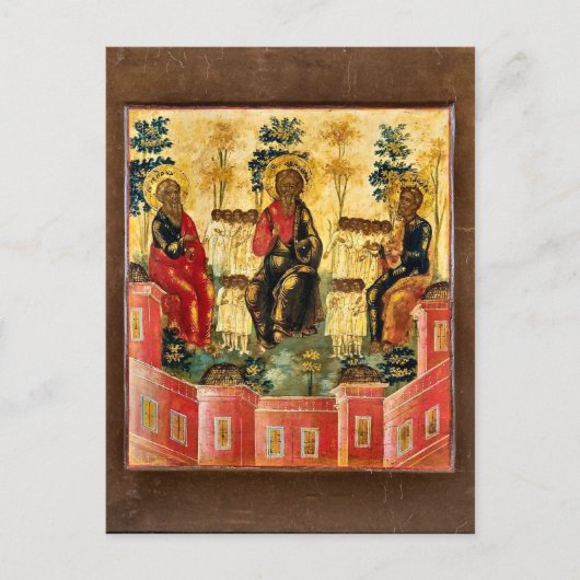 パラダイス正教会キリスト教の三家長 ポストカード (正面)