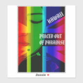 パラダイス泣き叫びWAHINE HIFlagIslands シール (シート)