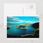 パラダイス火山クレーター湖 ポストカード (正面/裏面)