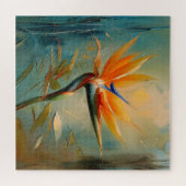 パラダイス熱帯植物の鳥 ジグソーパズル (横)