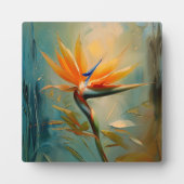 パラダイス熱帯植物の鳥 フォトプラーク (正面)