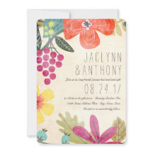 パラダイス素朴ウォーターカラーヴィンヤード結婚ズ