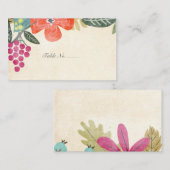 パラダイス素朴 ゲスト・エスコート・カード プレイスカード (正面/裏面)