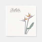 パラダイス結婚のカクテルナプキン スタンダードカクテルナプキン (正面)