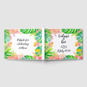 パラダイス結婚の ゲストブック (全面)