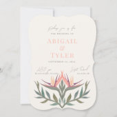 パラダイス結婚の 招待状 (正面)