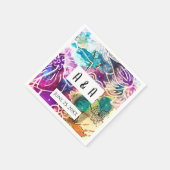 パラダイス結婚フローラナプキンス スタンダードカクテルナプキン (角)