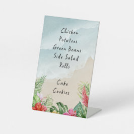 パラダイス開花ウェディング日付を保存 台座サイン