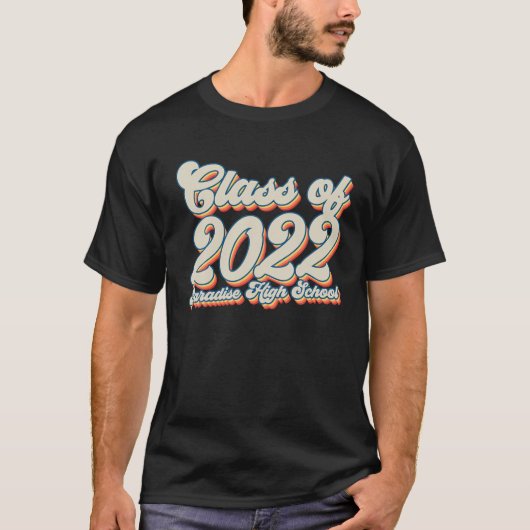 パラダイス高校2022年卒業生の上級生 Tシャツ (正面)
