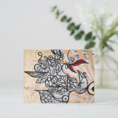 パラダイス鳥 ポストカード (スタンド正面)