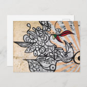 パラダイス鳥 ポストカード (正面/裏面)