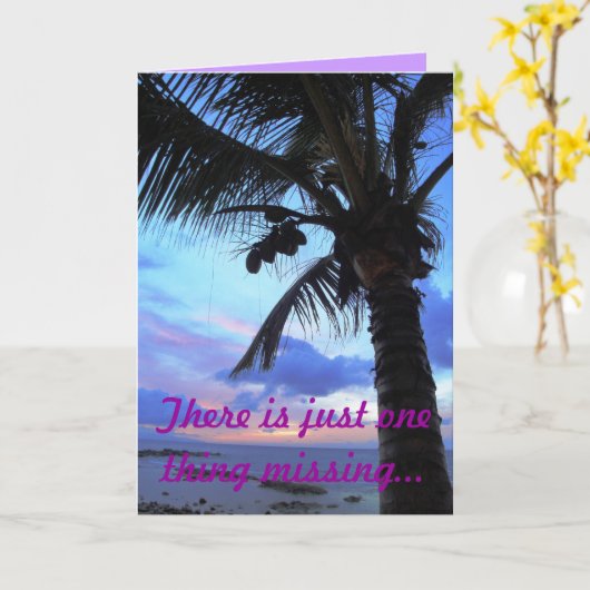 パラダイス カード (黄色い花)