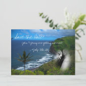 パラダイス テーマの招待状 セーブザデート (スタンド正面)