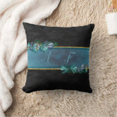 パラダイス/トロピカルターコイズスプラッシュ クッション (ブランケット)