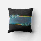 パラダイス/トロピカルターコイズスプラッシュ クッション (裏面)