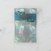 パラダイス/トロピカルターコイズスプラッシュ サンキューカード (内部)