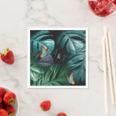 パラダイス/トロピカルターコイズスプラッシュ スタンダードカクテルナプキン (インサイチュ)