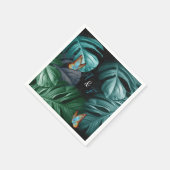 パラダイス/トロピカルターコイズスプラッシュ スタンダードカクテルナプキン (角)