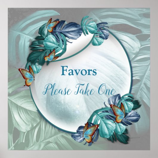 パラダイス/トロピカルターコイズスプラッシュ ポスター (正面)