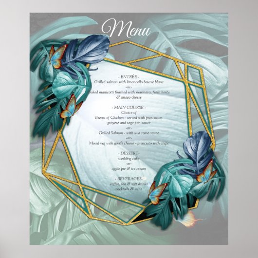 パラダイス/トロピカルターコイズスプラッシュ ポスター (正面)