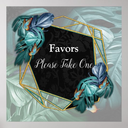 パラダイス/トロピカルターコイズスプラッシュ ポスター (正面)