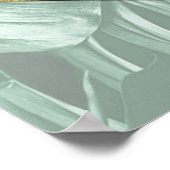 パラダイス/トロピカルターコイズスプラッシュ ポスター (角)