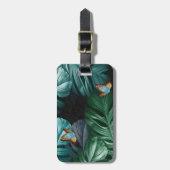 パラダイス/トロピカルターコイズスプラッシュ ラゲッジタグ (正面縦)