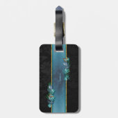 パラダイス/トロピカルターコイズスプラッシュ ラゲッジタグ (裏面縦)