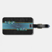 パラダイス/トロピカルターコイズスプラッシュ ラゲッジタグ (裏面横)