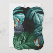 パラダイス/トロピカルターコイズスプラッシュ 招待状 (裏面)