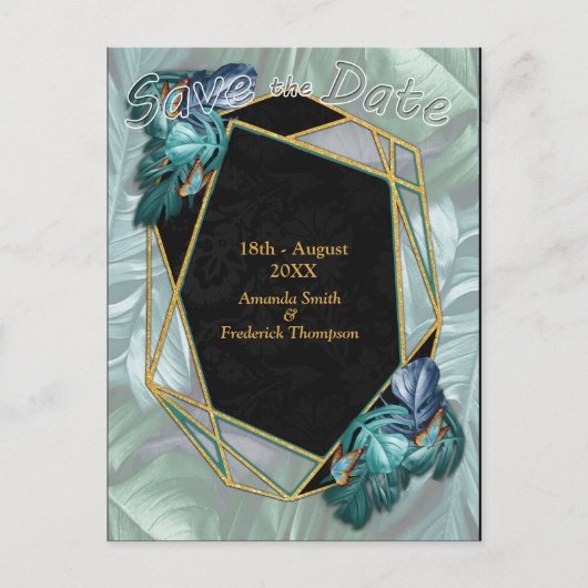 パラダイス/トロピカルターコイズスプラッシュ 案内ポストカード (正面)