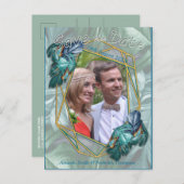 パラダイス/トロピカルターコイズスプラッシュ 案内ポストカード (正面/裏面)