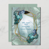 パラダイス/トロピカルターコイズスプラッシュ 案内ポストカード (正面/裏面)