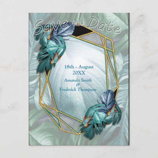 パラダイス/トロピカルターコイズスプラッシュ 案内ポストカード (正面)