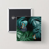 パラダイス/トロピカルターコイズスプラッシュ 缶バッジ (正面&裏面)