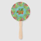 パラダイス「パーティーのようなパイナップル」「ハワイアンルアウ（ハワイ式宴会）」 ハンドファン (正面)