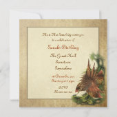 パラダイス フラワー フラクタル インビテーション (裏面)