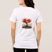 パラダイス 慈悲 愛 7777 トライブレンドTシャツ (裏面)