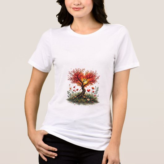 パラダイス 慈悲 愛 7777 トライブレンドTシャツ (正面)